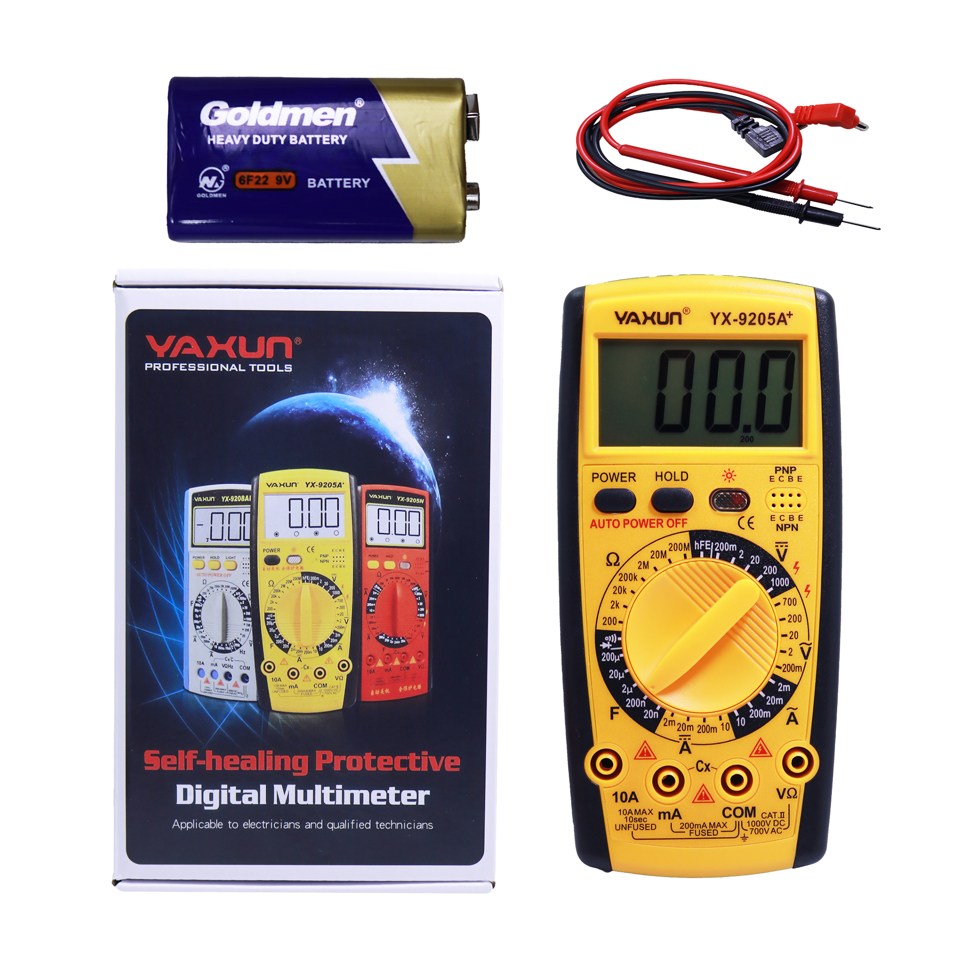 MULTITESTER YAXUN YX9205A+ AVOMETER  DIGITAL MULTIMETER ORIGINAL